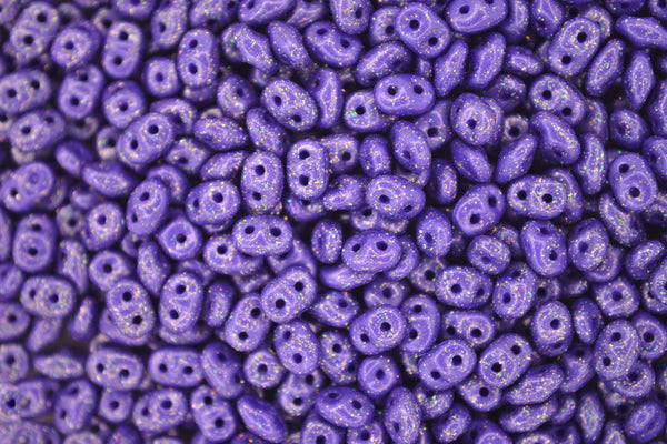 10g Matubo SuperDuo Czech Seed Beads 2.5x5mm Stardance Ultra Violet