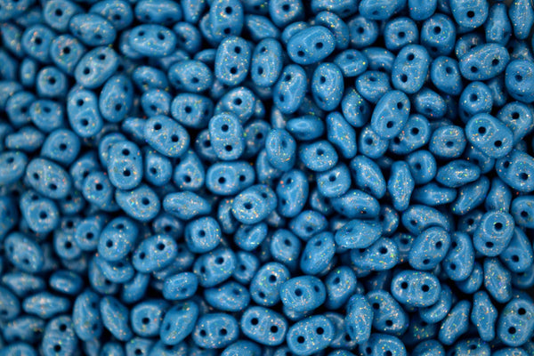 10g Matubo SuperDuo Czech Seed Beads 2.5x5mm Stardance Caribbean Sea