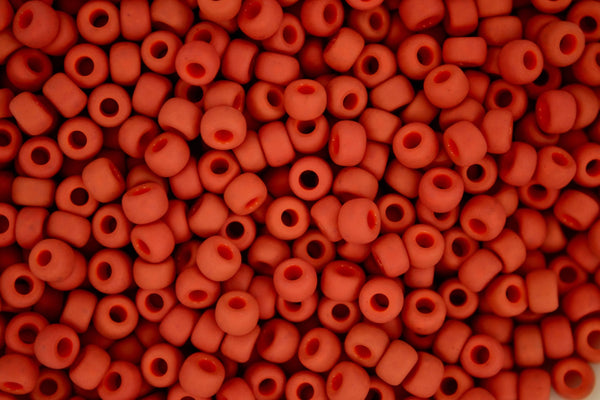 10g MIYUKI 6/0 Round Japanese Seed Beads 4mm 91236 Terracotta
