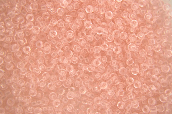250g WHOLESALE MIYUKI 11/0 Round Japanese Seed Beads 2mm 9155 Transparent Light Tea Rose