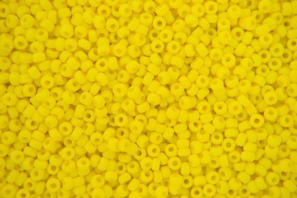 250g WHOLESALE MIYUKI 11/0 Round Japanese Seed Beads 2mm 9404 Opaque Yellow
