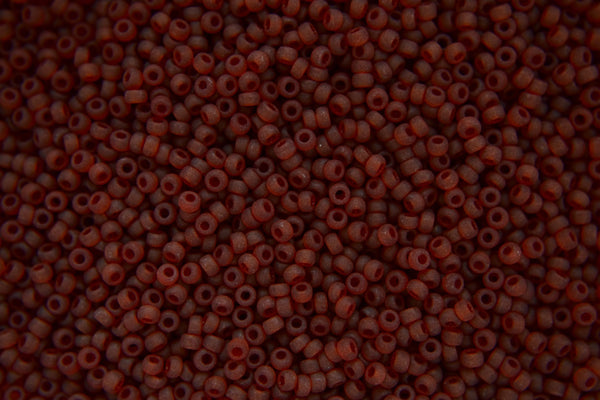 250g WHOLESALE MIYUKI 11/0 Round Japanese Seed Beads 2mm 9134F Matte Transparent Light Brown