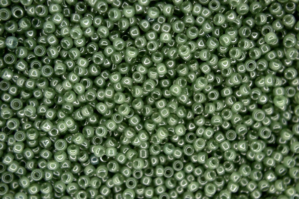 10g MIYUKI 11/0 Round Japanese Seed Beads 2mm 92375 Sage