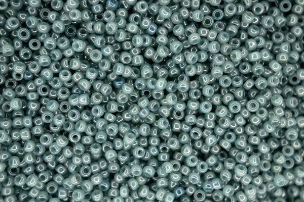 10g MIYUKI 11/0 Round Japanese Seed Beads 2mm 92376 Eucalyptus