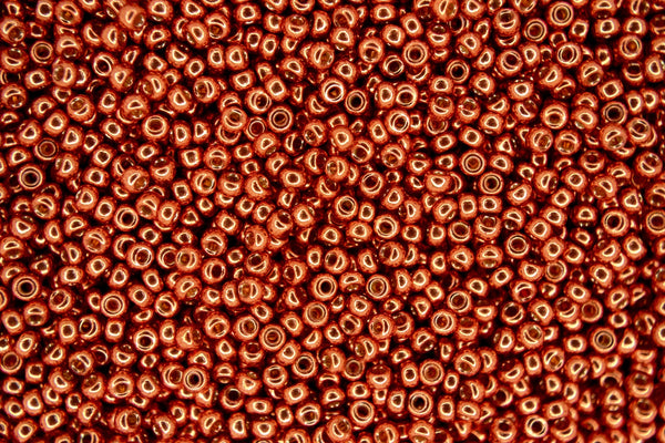 10g MIYUKI 11/0 Round Japanese Seed Beads 2mm 94207 DURACOAT Galvanized Pink Blush