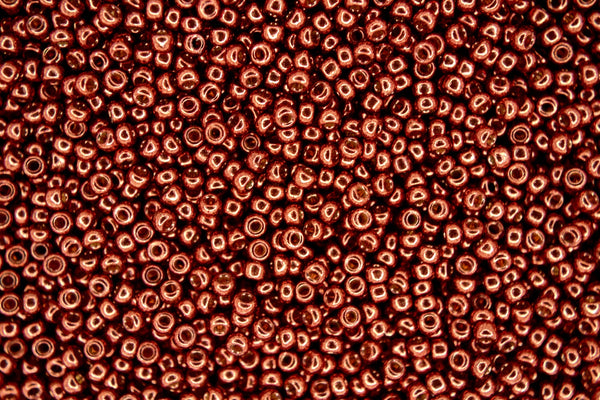 10g MIYUKI 11/0 Round Japanese Seed Beads 2mm 94212 DURACOAT Galvanized Dark Berry