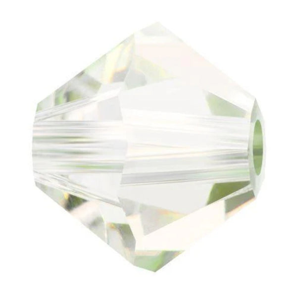 42x Preciosa MC Bicone Rondell/Diamond Czech Seed Beads 3mm Crystal Viridian