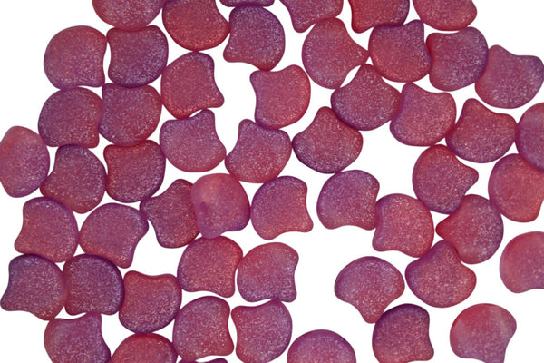 10g Matubo Ginko Duo Czech Seed Beads 7.5x7.5mm Crystal Frozen Passion Fruit Matte