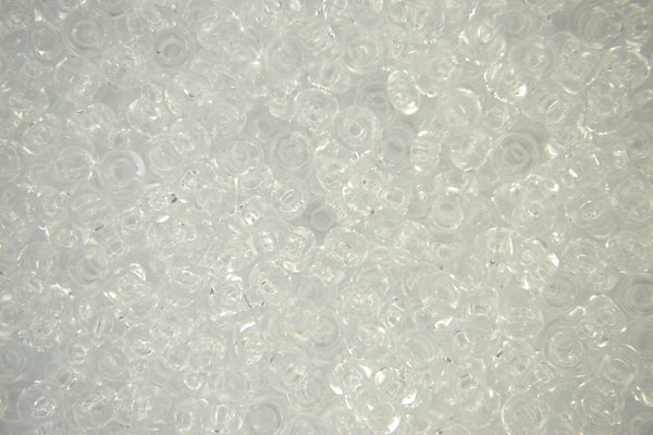 5g TOHO 6/0 Demi Japanese Seed Beads 4mm 1 Transparent Crystal