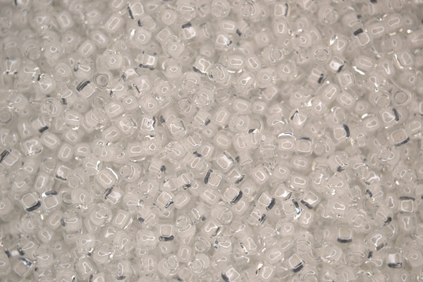 10g MIYUKI 10/0 Triangle Japanese Seed Beads 2.5mm 1104 Color Lined White