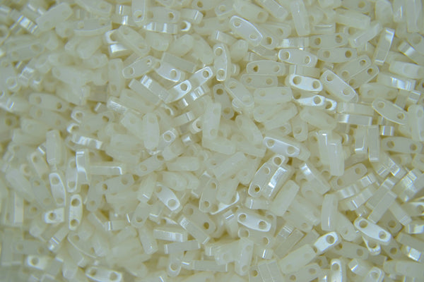 5g MIYUKI Quarter Tila Japanese Glass Beads 5x1.2mm 9512 Opal Ceylon