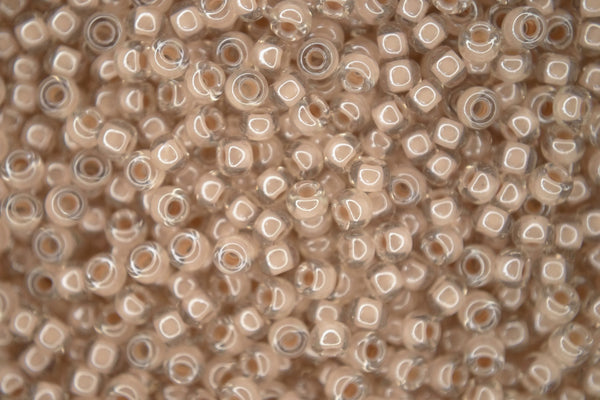 10g MIYUKI 8/0 Round Japanese Seed Beads 3mm 9215 Bush Lined Crystal