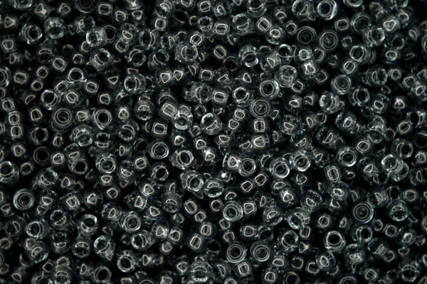 10g MIYUKI 11/0 Round Japanese Seed Beads 2mm 9152 Transparent Gray