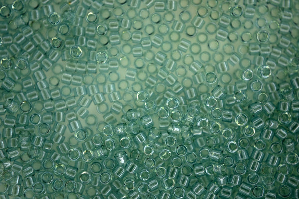 7.2g MIYUKI 11/0 Delica Japanese Seed Beads 1.6mm DB112 Seafoam Luster
