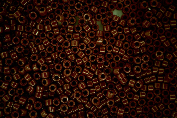 7.2g MIYUKI 11/0 Delica Japanese Seed Beads 1.6mm DB1134 Opaque Currant