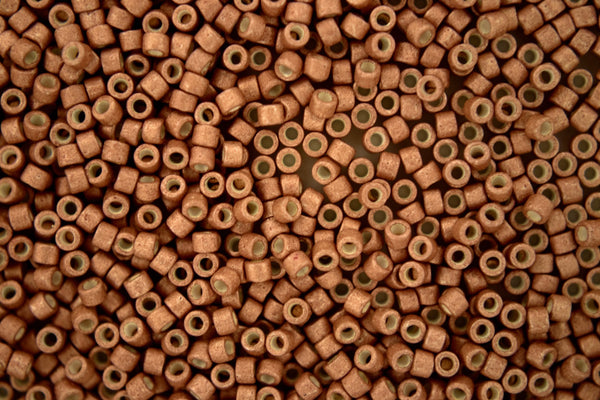 7.2g MIYUKI 11/0 Delica Japanese Seed Beads 1.6mm DB1165 Galvanized Matte Muscat