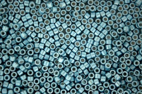 7.2g MIYUKI 11/0 Delica Japanese Seed Beads 1.6mm DB1183 Semi Matte Galvanized Dark Aqua