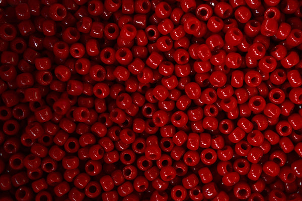 10g TOHO 8/0 Round Japanese Seed Beads 3mm 45 Opaque Pepper Red