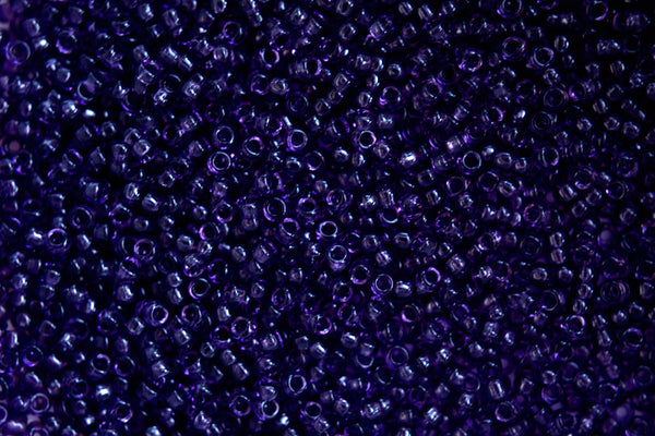 10g MIYUKI 11/0 Round Japanese Seed Beads 2mm 9157 Transparent Amethyst Beadacious