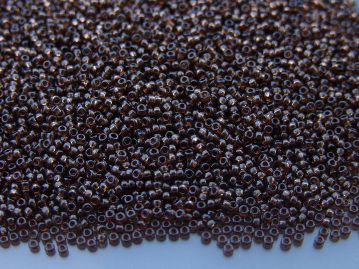 10g MIYUKI 15/0 Round Japanese Seed Beads 1.5mm 9135 Root Beer Beadacious