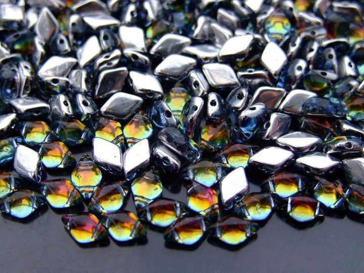 10g Matubo GemDuo Czech Seed Beads 5x8mm Backlit Sunrise Beadacious