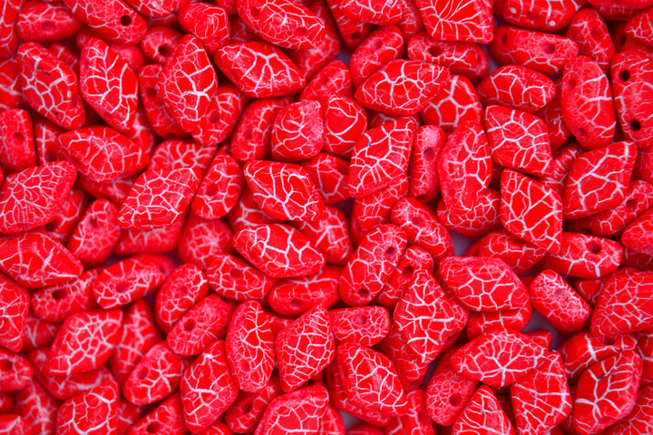 10g Matubo GemDuo Czech Seed Beads 5x8mm Ionic Red White Beadacious