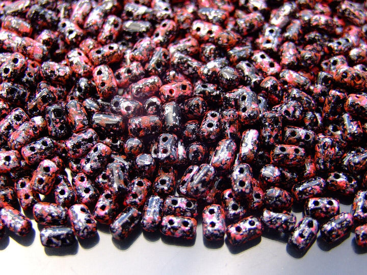 10g Matubo Rulla Czech Seed Beads 3x5mm Tweedy Pink Beadacious