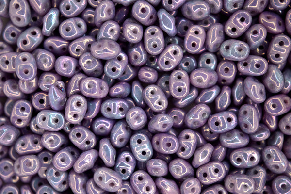 10g Matubo SuperDuo Czech Seed Beads 2.5x5mm Nebula Opaque Beadacious