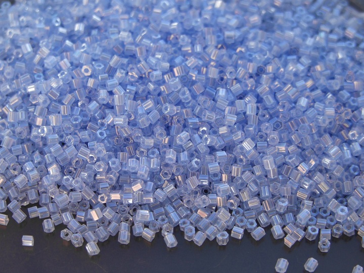 10g TOHO 11/0 Hexagon Japanese Seed Beads Size 2mm 146 Ceylon Glacier Beadacious