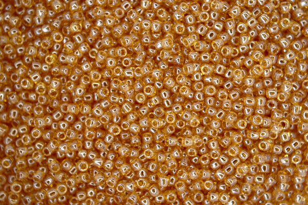 10g TOHO 11/0 Round Japanese Seed Beads 2mm 103 Transparent Light Topaz Luster Beadacious