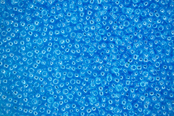 10g TOHO 11/0 Round Japanese Seed Beads 2mm 104 Transparent Aquamarine Luster Beadacious