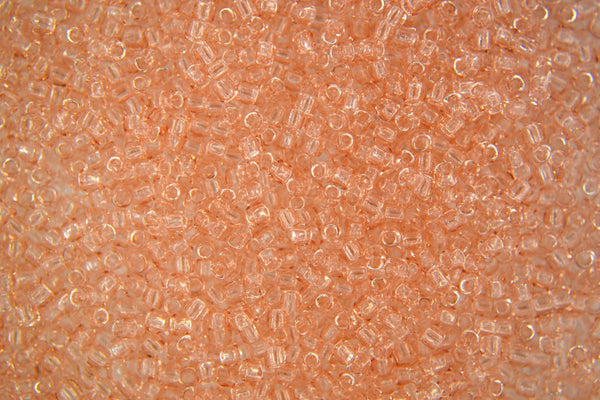 10g TOHO 11/0 Round Japanese Seed Beads 2mm 11 Transparent Rosaline Beadacious