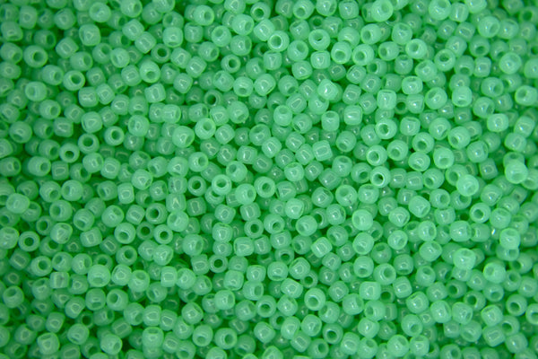 10g TOHO 11/0 Round Japanese Seed Beads 2mm 156 Ceylon Jade Beadacious