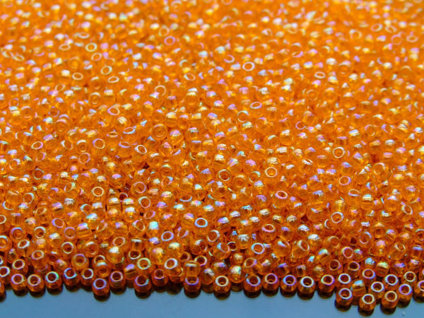 10g TOHO 11/0 Round Japanese Seed Beads 2mm 174 Transparent Rainbow Light Hyacinth Beadacious