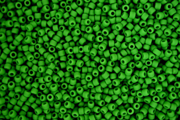 10g TOHO 11/0 Round Japanese Seed Beads 2mm 47F Opaque Frosted Mint Green Beadacious