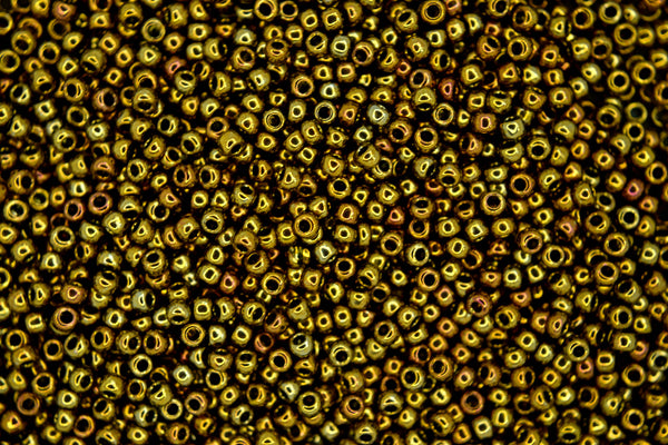 10g TOHO 11/0 Round Japanese Seed Beads 2mm 513 Galvanized Carnival Beadacious