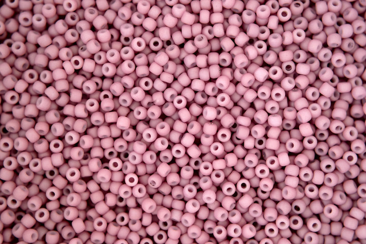 10g TOHO 11/0 Round Japanese Seed Beads 2mm 765 Opaque Pastel Frosted Plumeria Beadacious