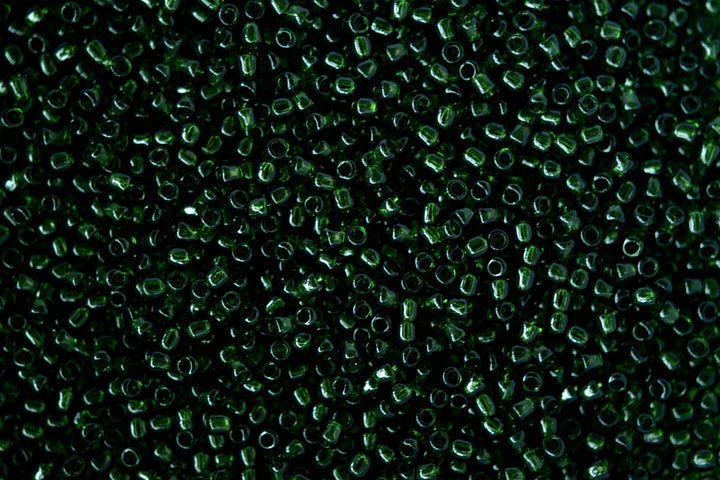 10g TOHO 11/0 Round Japanese Seed Beads 2mm 940 Transparent Olivine Beadacious