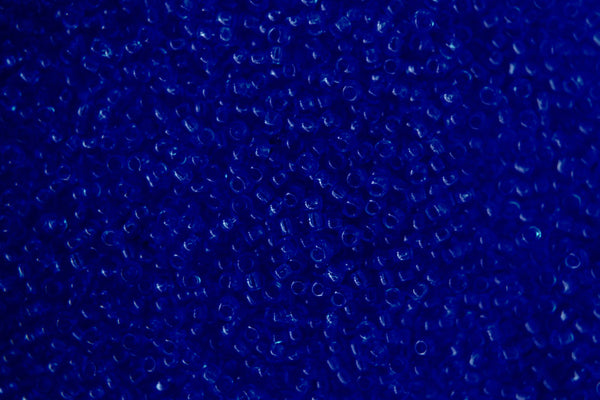 10g TOHO 11/0 Round Japanese Seed Beads 2mm 942 Transparent Sapphire Beadacious