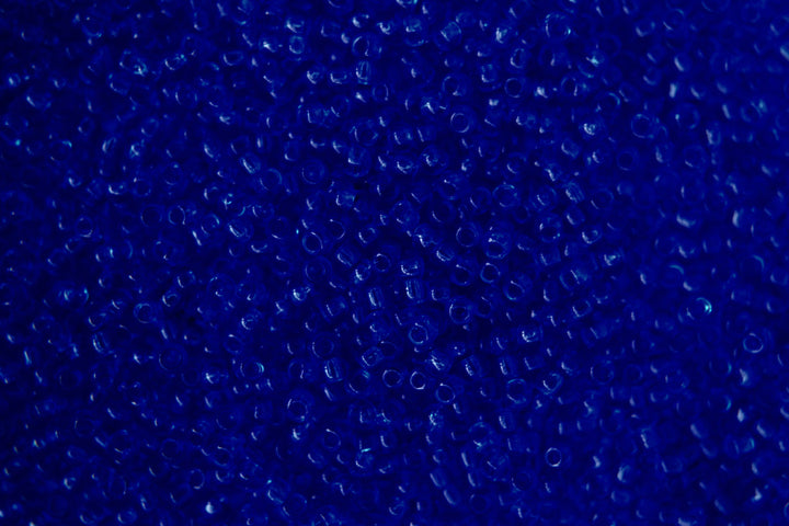 10g TOHO 11/0 Round Japanese Seed Beads 2mm 942 Transparent Sapphire Beadacious