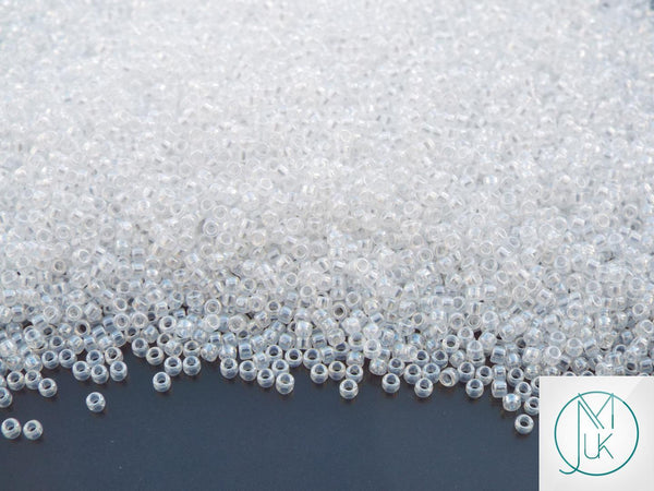 10g TOHO 15/0 Round Japanese Seed Beads 1.5mm 141 Ceylon Snowflake Beadacious