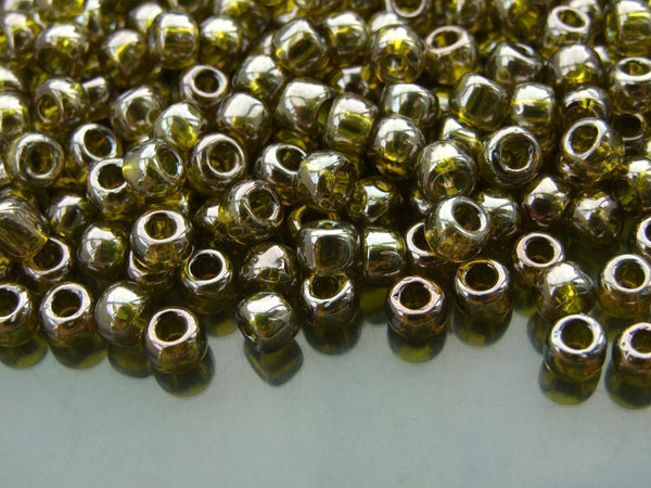 10g TOHO 3/0 Round Japanese Seed Beads 5.5mm 425 Gold Lustered Marionberry Beadacious