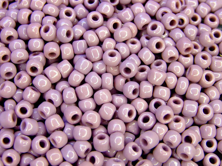 10g TOHO 3/0 Round Japanese Seed Beads 5.5mm 52 Opaque Lavender Beadacious