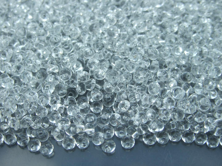 10g TOHO 3mm Magatama Japanese Seed Beads 1 Transparent Crystal Beadacious