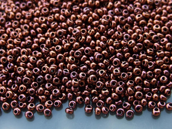 10g TOHO 3mm Magatama Japanese Seed Beads 222 Dark Bronze Beadacious