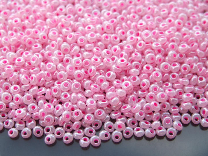 10g TOHO 3mm Magatama Japanese Seed Beads 837 Ceylon Fuchsia Beadacious