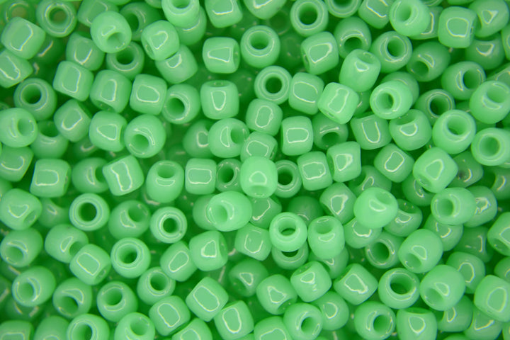 10g TOHO 6/0 Round Japanese Seed Beads 4mm 156 Ceylon Jade Beadacious