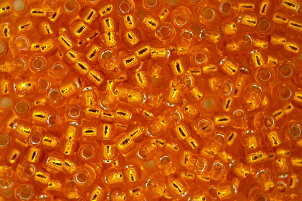 10g TOHO 6/0 Round Japanese Seed Beads 4mm 30B Silver Lined Hyacinth Beadacious