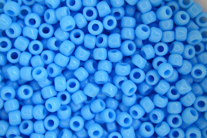 10g TOHO 6/0 Round Japanese Seed Beads 4mm 43 Opaque Blue Turquoise Beadacious