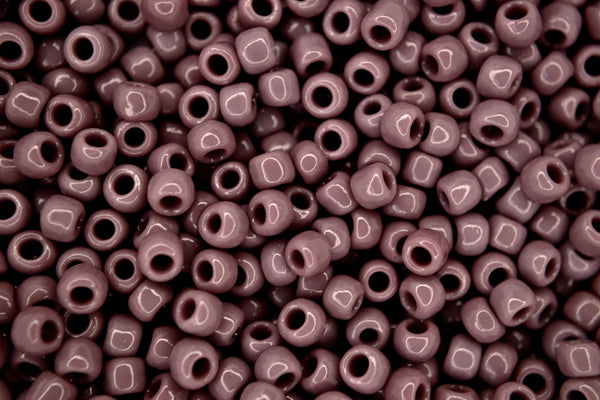 10g TOHO 6/0 Round Japanese Seed Beads 4mm 52 Opaque Lavender Beadacious